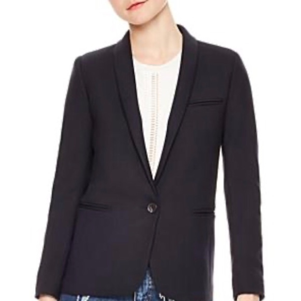 Sandro navy blazer jacket